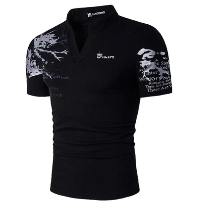 Men's Polo Shirt Golf Shirt Graphic Prints V Neck Outdoor Street Short Sleeves Print Clothing Sports Fashion Streetwear Designer    Home Decor Supply | Online Retail | ShoreShopper.com