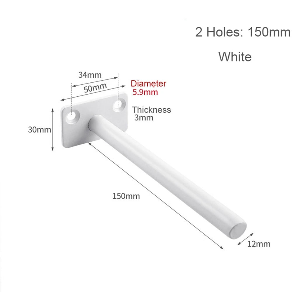 T Shape Concealed Shelf Brackets Floating  Wall Shelf Supports Screw Mounting Plate Multi sizes Metal Brackets    Home Decor Supply | Online Retail | ShoreShopper.com