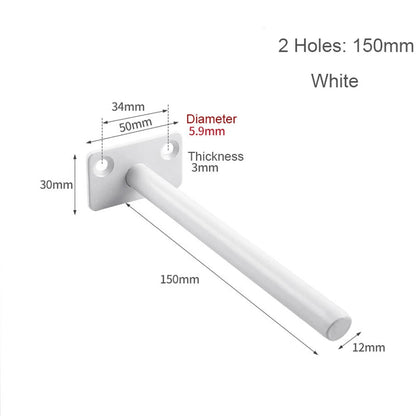 T Shape Concealed Shelf Brackets Floating  Wall Shelf Supports Screw Mounting Plate Multi sizes Metal Brackets    Home Decor Supply | Online Retail | ShoreShopper.com