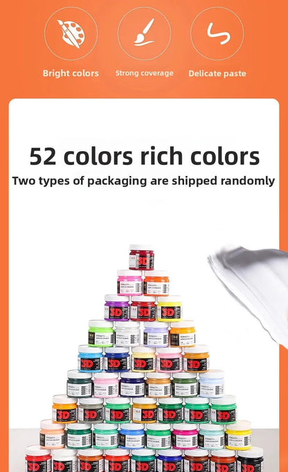 500/300/100/50ml 48 Colors Waterproof Acrylic Paint Professional Grade Pigments Art Painting Pigment Stationery School Supplies    Home Decor Supply | Online Retail | ShoreShopper.com