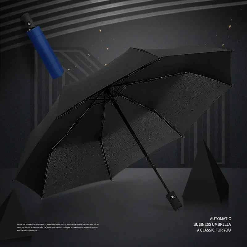 Umbrella Fully Automatic Thickened Enlarged Reinforced Folding Umbrella Sun and Rainproof Sunshade Umbrella for Women Sunscreen