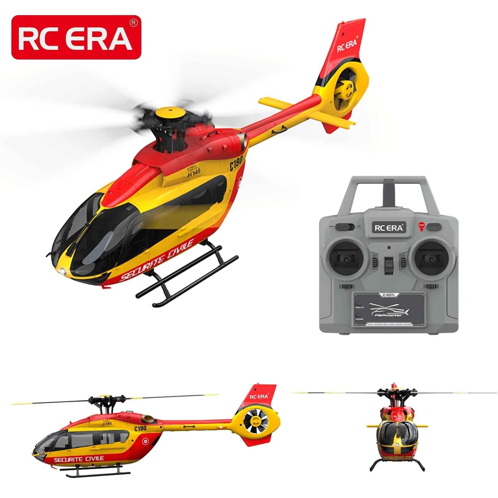 RC ERA Weathered Marine C032 UH1Huey One Click Inverted Flight TOF Optical Flow Gyro Stabilized RC Helicopter for Adults