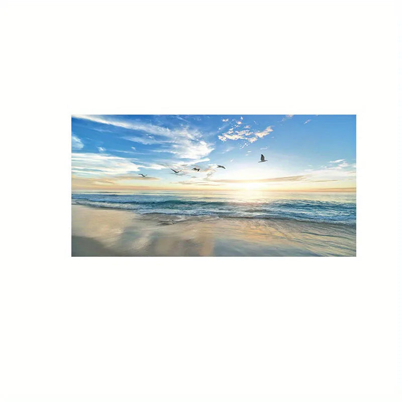 Beach Sunset Wall Art Posters Large Landscape Canvas Painting Print Nordic Wall Decoration Picture For Home Decor    Your Coastal Marketplace | Shoreshopper.com