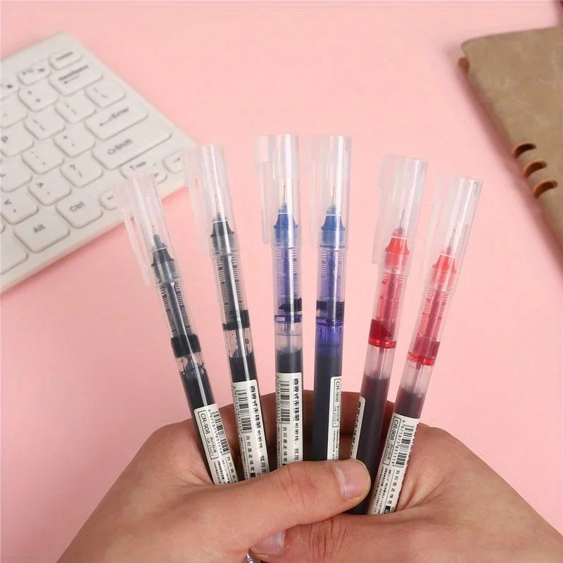 10Pcs/set High Quality Needle Type Gel Pens Straight Liquid Ballpoint Pen Kawaii Stationery School Office Supplies Writing    Home Decor Supply | Online Retail | ShoreShopper.com