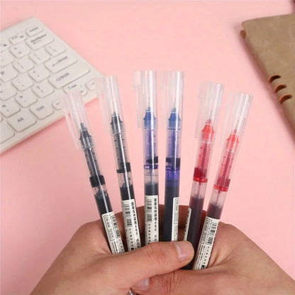10Pcs/set High Quality Needle Type Gel Pens Straight Liquid Ballpoint Pen Kawaii Stationery School Office Supplies Writing    Home Decor Supply | Online Retail | ShoreShopper.com