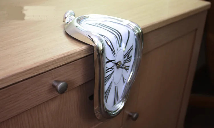 Melting Distorted Surreal Novelist Salvador Dali Style Decorative Clock    Home Decor Supply | Online Retail | ShoreShopper.com