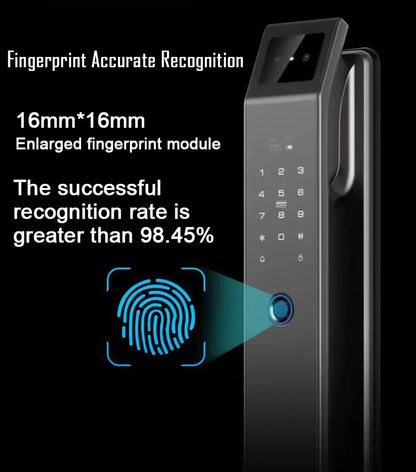 3D Face Recognition Unlock Digital Door Lock With Camera FIngerprint Password Unlock Keyless Electronic Door Lock - ShoreCo.Shop