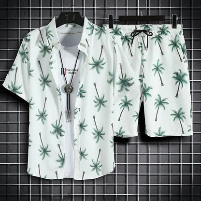 Beach Clothes For Men 2 Piece Set Quick Dry Hawaiian Shirt and Shorts Set Men Fashion Clothing Printing Casual Outfits Summer    Your Coastal Marketplace | Shoreshopper.com