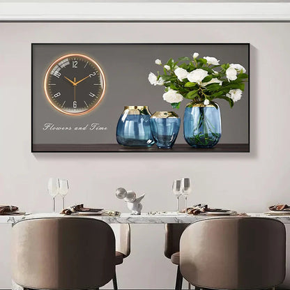Large Size Aluminum alloy framed Artwork Wall Clock, Luxurious Muted Quartz Clock for Home Decor,living Room,bed Room Décor    Home Decor Supply | Online Retail | ShoreShopper.com