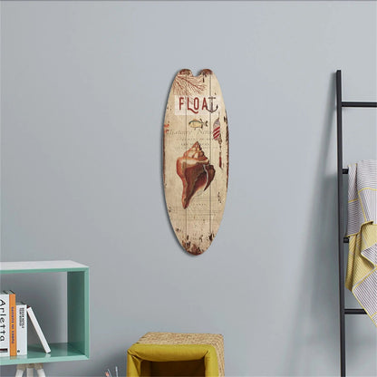 Beach Ocean Theme Surfboard Wooden Leisure Home Party Festival Hanging Decoration Bar Home Wall Retro Decor Wooden Print Sign    Your Coastal Marketplace | Shoreshopper.com