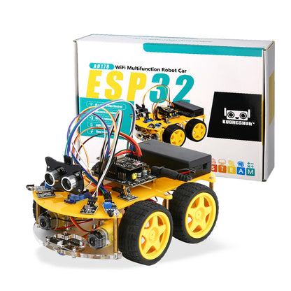 ESP32 Smart Robot Car Kit  Remote Control Car for Arduino Programming Project STEM Education Science Coding Kit - ShoreCo.Shop