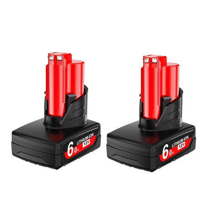 For Milwaukee 12V Tool Battery For Milwaukee M12 6000mAh Lithium Battery Impact Wrench Drill Power Tools Battery    Home Decor Supply | Online Retail | ShoreShopper.com