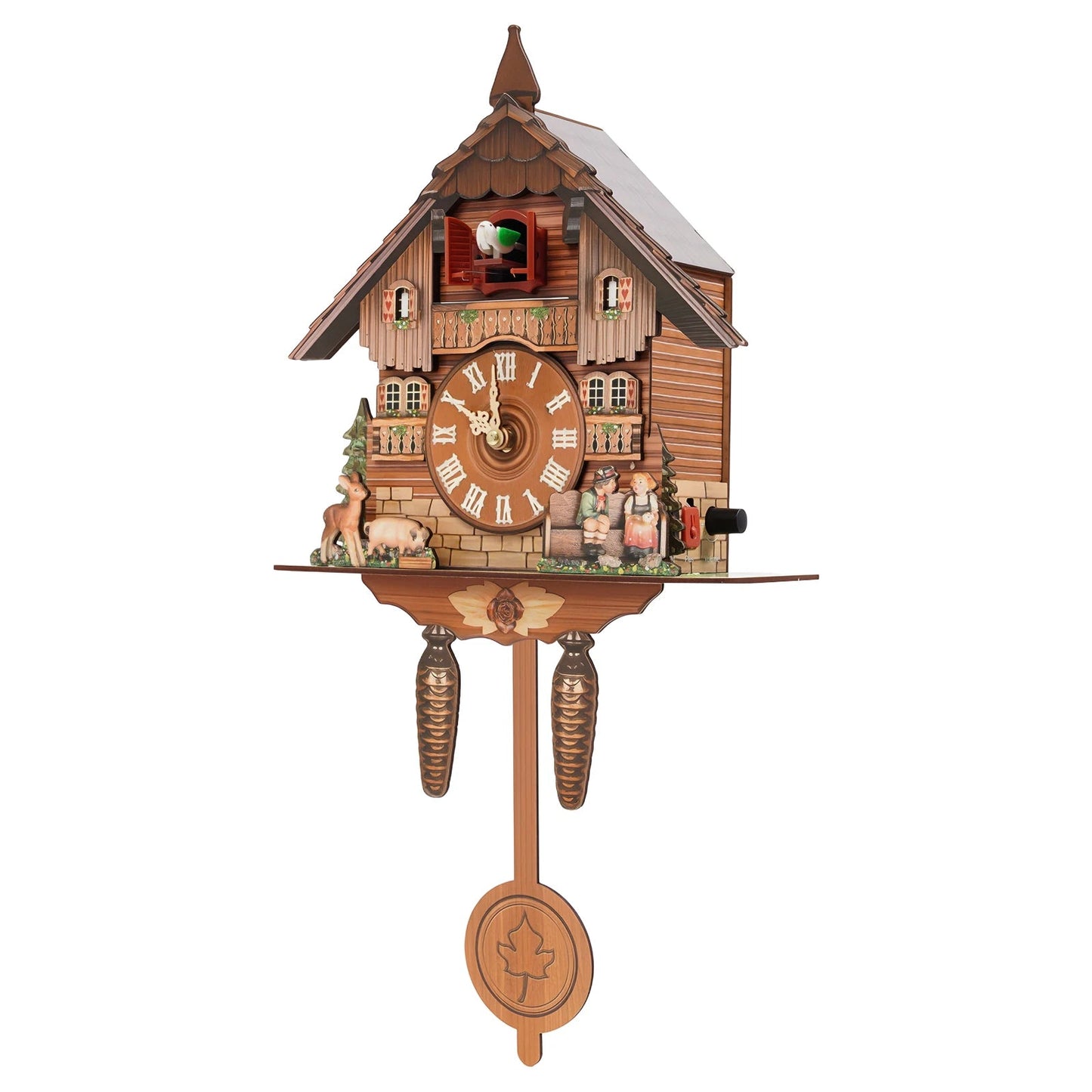 Wall Mount Clock Cuckoo Clock, Wood Cuckoo-Clock 7:00-21:00 Chime Time 25*10*50cm Pointers+Time Scales Display    Home Decor Supply | Online Retail | ShoreShopper.com