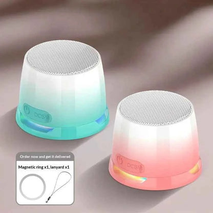 1 Set Loud Sound Portable Speaker With Color Light Phone Stand Bluetooth Speaker Stocking Stuffers For Teens Christmas Gifts