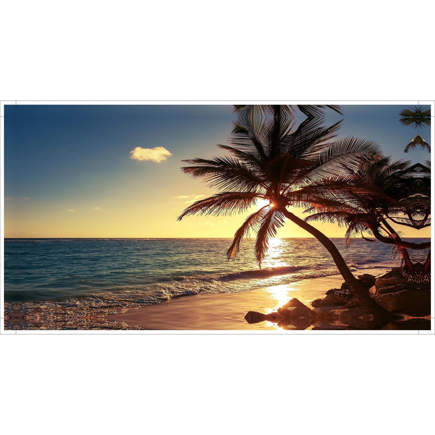 Beach Sunset Wall Art Posters Large Landscape Canvas Painting Print Nordic Wall Decoration Picture For Home Decor    Your Coastal Marketplace | Shoreshopper.com