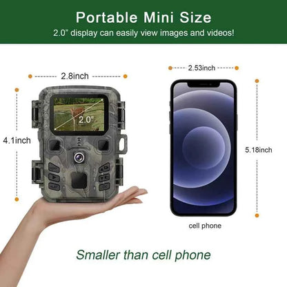Hunting Trail Camera 24MP 1080P Outdoor Wildlife Cameras Surveillance Night Vision Photo Traps