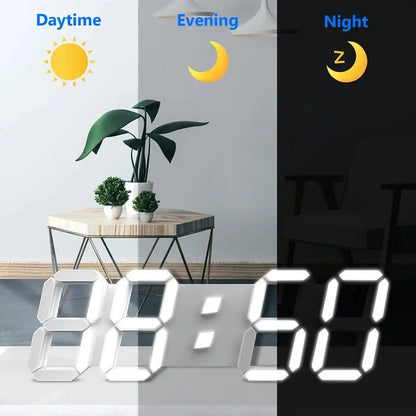 Multifunctional USB Ported LED 3D Digit Style Digital Clock    Home Decor Supply | Online Retail | ShoreShopper.com