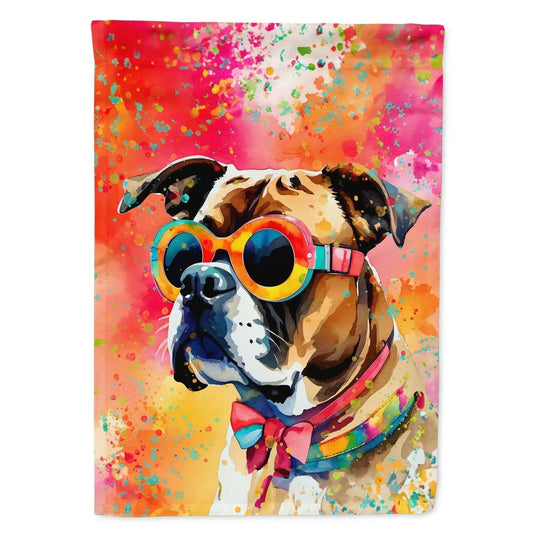 Large Boxer Hippie Dawg House Flag Multicolor Polyester Yard Banner Artwork for Porch Sleeve Pole Decorative Wall Hanging    Home Decor Supply | Online Retail | ShoreShopper.com