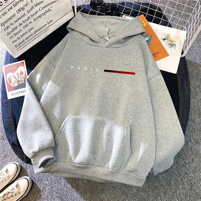 Paris Letter Womens Sweatshirts Printed Home Casual Hoodies Sports Pullover Tops Daily High Quality Woman Clothing Autumn Winter    Home Decor Supply | Online Retail | ShoreShopper.com