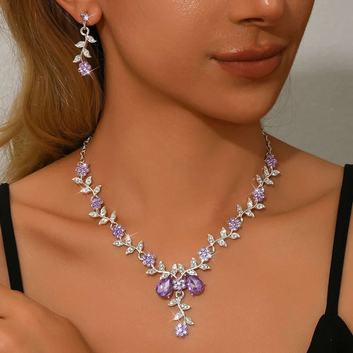 Elegant Flower Design Jewelry Set, Fashion Jewelry for Party, Daily Clothing Decor, Trendy All-match & Exquisite Jewelry    Home Decor Supply | Online Retail | ShoreShopper.com