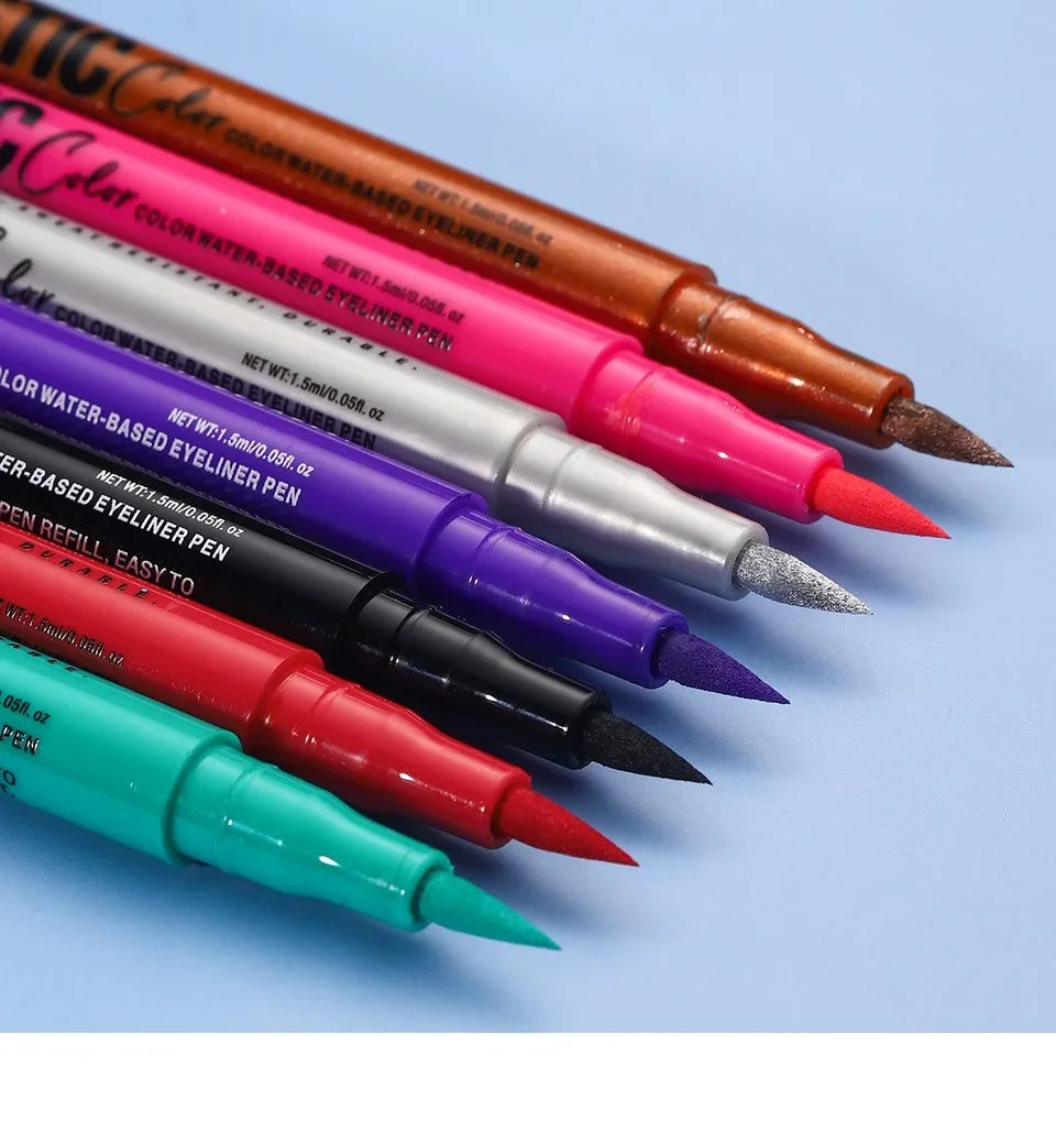 Red Wine Black Waterproof Eyeliner Pencil Untra-fine Liquid Eye Liner Pen Quick Dry Long Lasting Non Smudge Makeup Cosmetics - ShoreCo.Shop