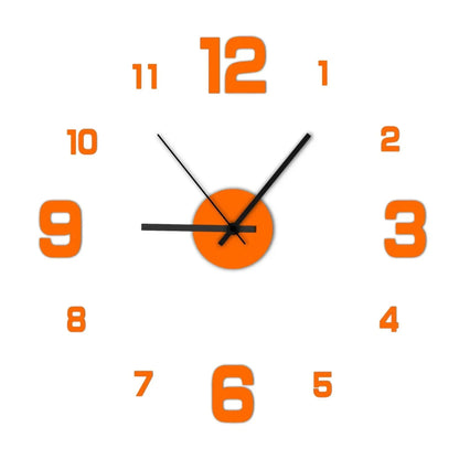 Garden Acrylic Mirror Digital Sticker Wall Clock 16"    Home Decor Supply | Online Retail | ShoreShopper.com