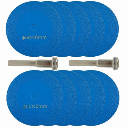 2inch 1-10Pcs Diamond Cutting Disc Glass Jade Crystal Tile Marble Saw Blade Brazed Glass Engraving Round Shank Mini Saw Blade    Home Decor Supply | Online Retail | ShoreShopper.com