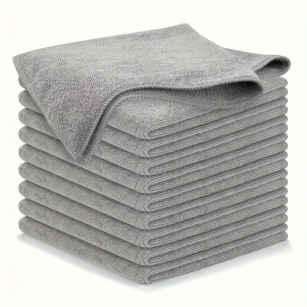 5/10/20pcs Kitchen Towel, Ultra-fine Fiber Light Gray Cleaning Cloth Set, Absorbent, Soft And Stain-removing Cloth    Home Decor Supply | Online Retail | ShoreShopper.com