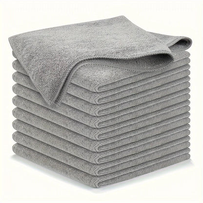 5/10/20pcs Kitchen Towel, Ultra-fine Fiber Light Gray Cleaning Cloth Set, Absorbent, Soft And Stain-removing Cloth    Home Decor Supply | Online Retail | ShoreShopper.com