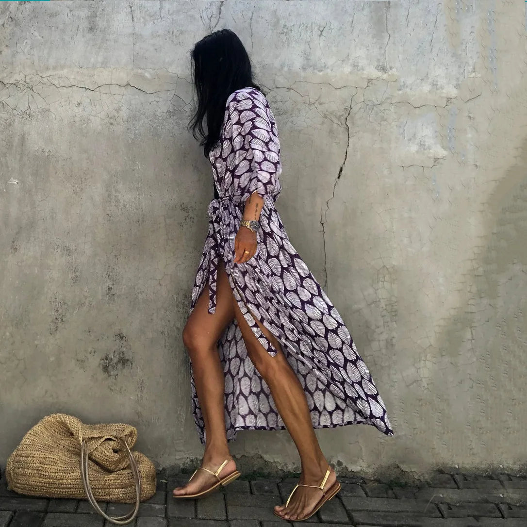Beach Dress Tunic Cover up Embroidery Kaftan Saida de Praia Women Bikini Cover-up Pareo Sarong Beachwear    Your Coastal Marketplace | Shoreshopper.com
