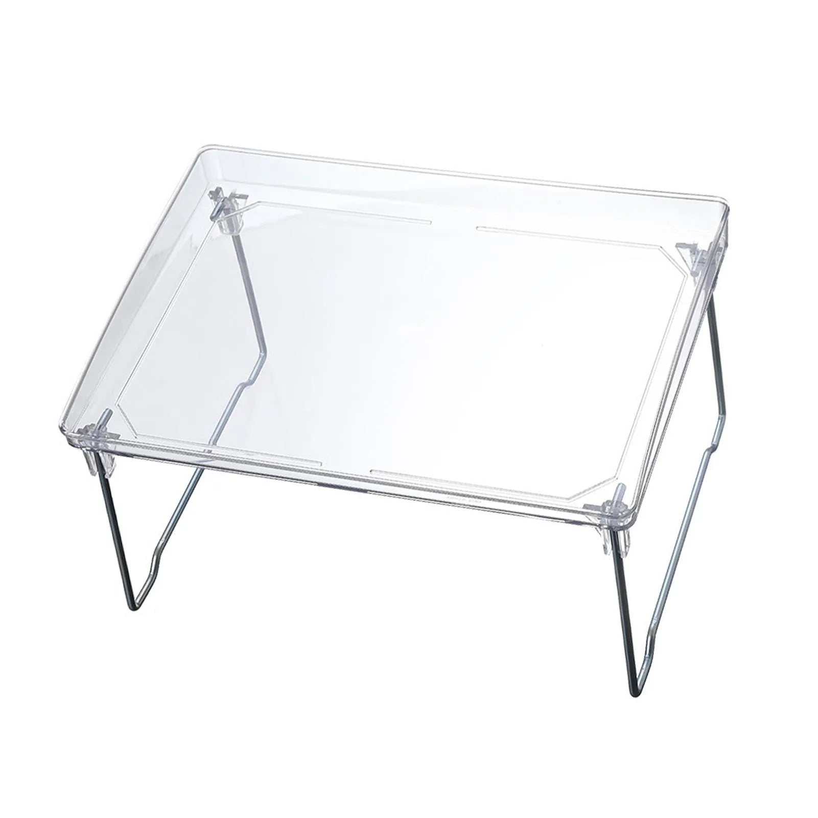 Foldable Desktop Storage Shelf Easy To Assemble  Multifunction Large Space Stackable Space Saving Stylish for Bathroom    Home Decor Supply | Online Retail | ShoreShopper.com