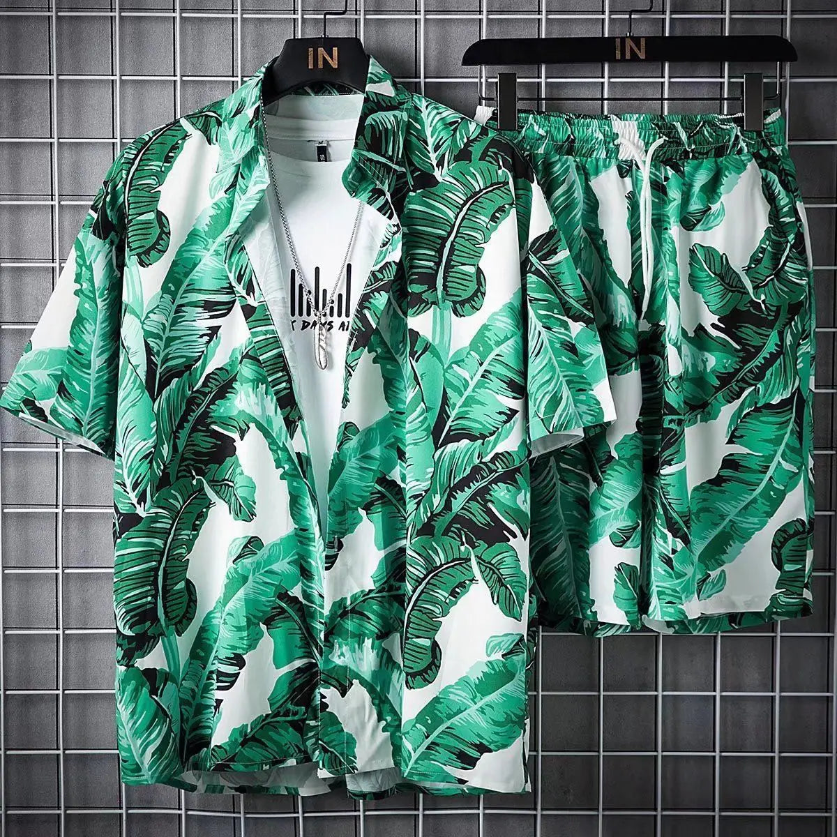 Beach Clothes For Men 2 Piece Set Quick Dry Hawaiian Shirt and Shorts Set Men Fashion Clothing Printing Casual Outfits Summer    Your Coastal Marketplace | Shoreshopper.com