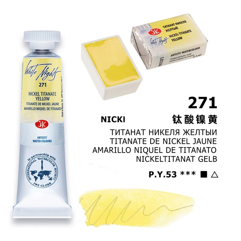 Russian white night watercolor paint 10ml Watercolor painting acuarelas palette art supplies    Home Decor Supply | Online Retail | ShoreShopper.com