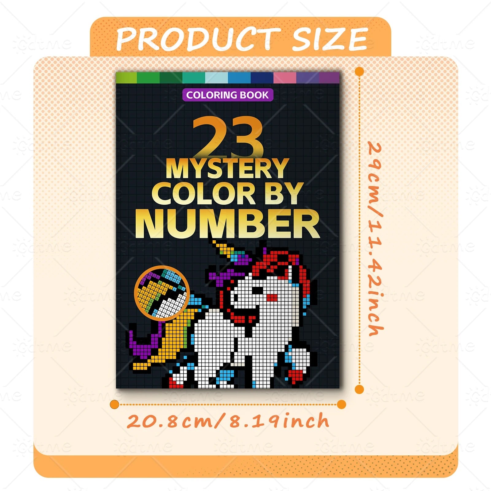 MYSTERY COLOR BY NUMBER Cartoon Animal artwork by digital adult Coloring Book DIY Painting Drawing Coloring By Num    Home Decor Supply | Online Retail | ShoreShopper.com