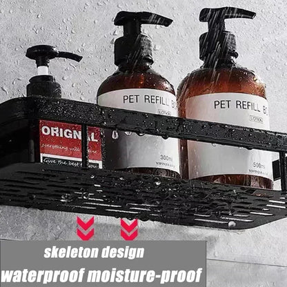 Bathroom Shelf Kitchen Storage Organizer Aluminum Alloy Shampoo Rack Shower Shelf Bathroom Accessories No Drill Shelf    Home Decor Supply | Online Retail | ShoreShopper.com