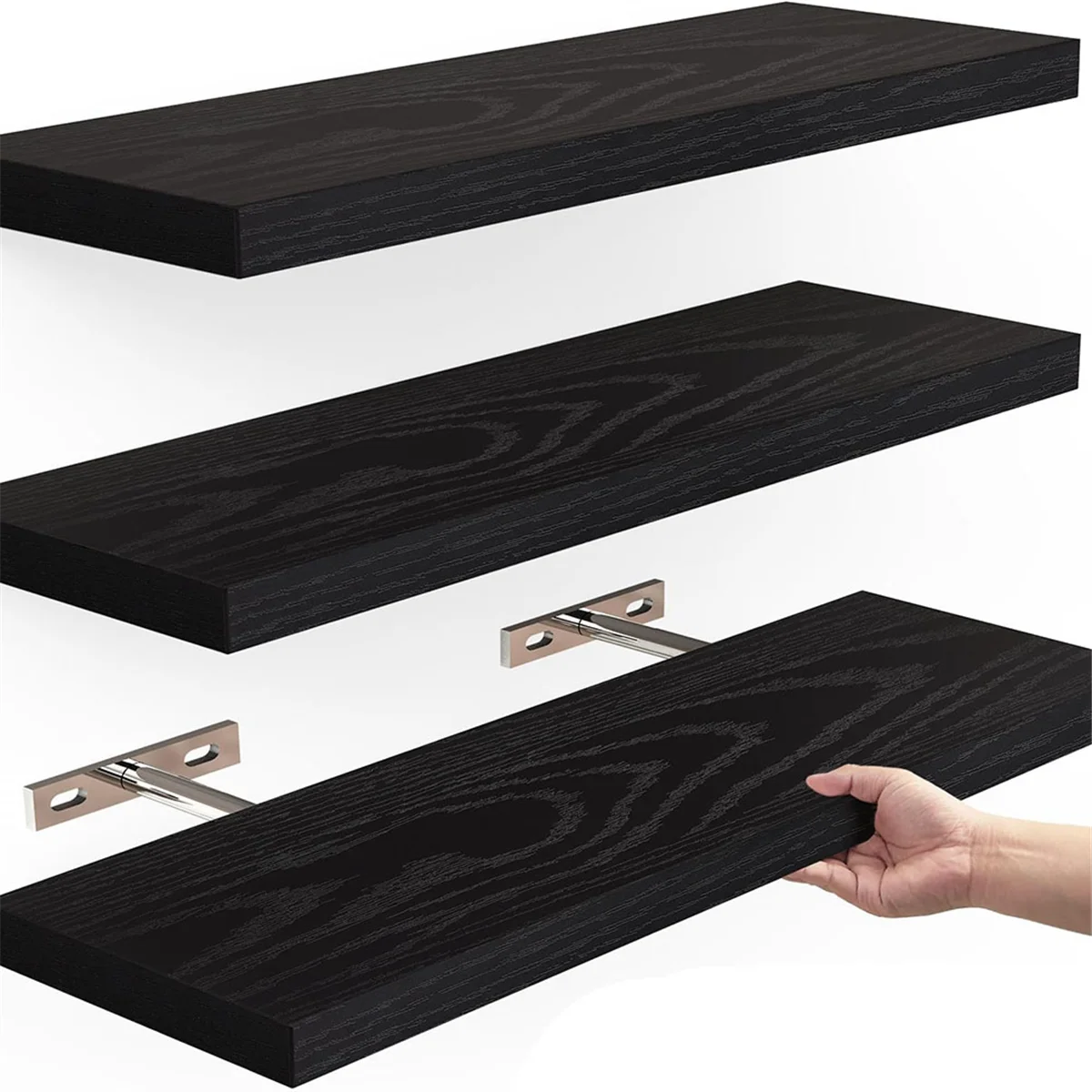 SOFT-Floating Shelves For Wall,16In Wood Wall Shelf For Room Decor/Storage/Display,For Bedroom,Bathroom,Living Room,Kitchen    Home Decor Supply | Online Retail | ShoreShopper.com