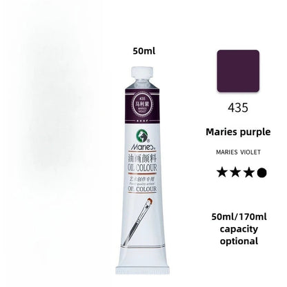 Maries Oil Paint 50ML Oil Painting Art Creation Pigment Large Oil Paint Paint Single Commonly Used 24 Colors    Home Decor Supply | Online Retail | ShoreShopper.com