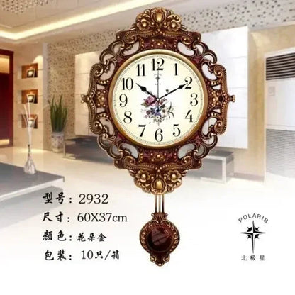 Large Luxury Gold Wall Clock Living Room Silent Creative Swing Wall watches Bedroom Quartz Clocks Wall Home Decor    Home Decor Supply | Online Retail | ShoreShopper.com