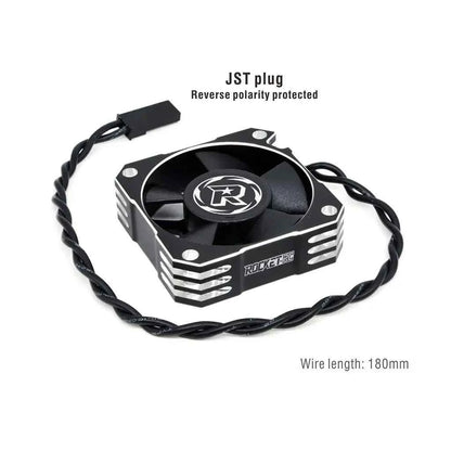 ROCKET-RC 25/30/35/40/50mm V2 Metal Cooling Fan 32000/28000/21000/16000/10000RPM for 1/8 1/10 1/12 RC Car 540/550/3650 Motor ESC