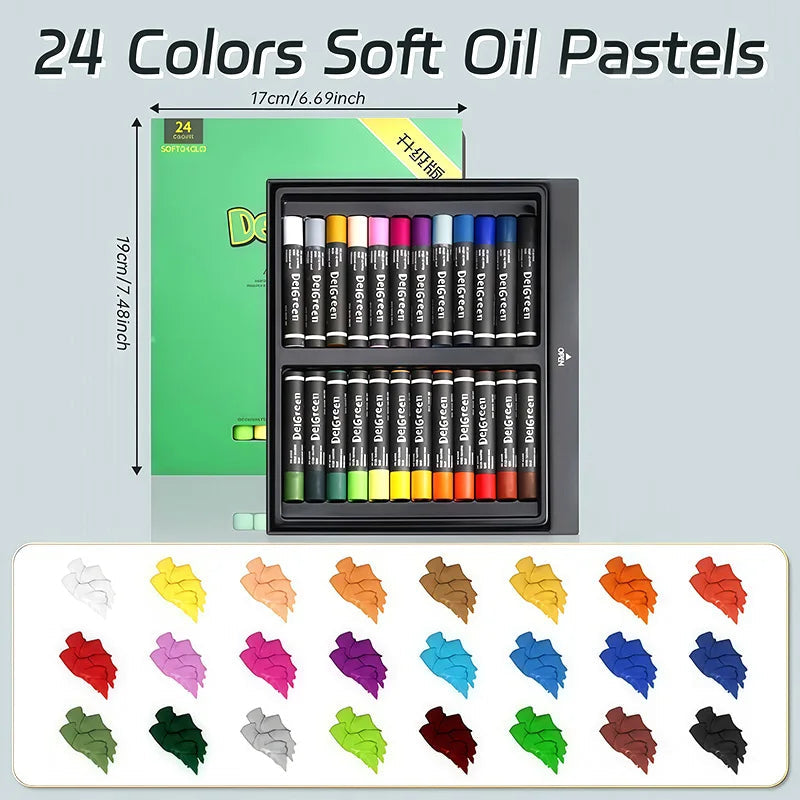 Artists Oil Pastels Set of 48/36/24/12Colors,for Painting,Blending,Art Supplies for Classroom,Beginners,Adults,Students,Teachers    Home Decor Supply | Online Retail | ShoreShopper.com