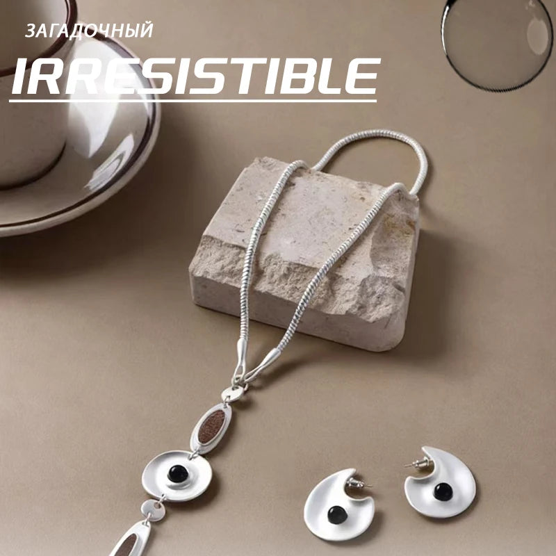 Artistic Craft Jewelry Accessories Eye Motif Necklace and Earrings Set for Women Men Fashion Forward Accessories    Home Decor Supply | Online Retail | ShoreShopper.com
