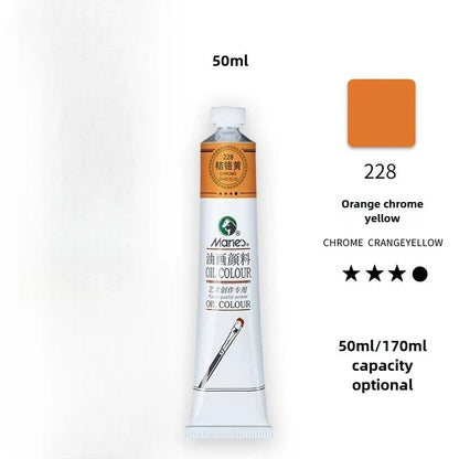 Maries Oil Paint 50ML Oil Painting Art Creation Pigment Large Oil Paint Paint Single Commonly Used 24 Colors    Home Decor Supply | Online Retail | ShoreShopper.com