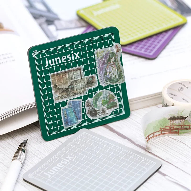 1PC Colorful Mini Model Cutting Mat Engraving Pad Art Supplies Stationery School Supplies 8*8cm for Art Supplies School Tools    Home Decor Supply | Online Retail | ShoreShopper.com