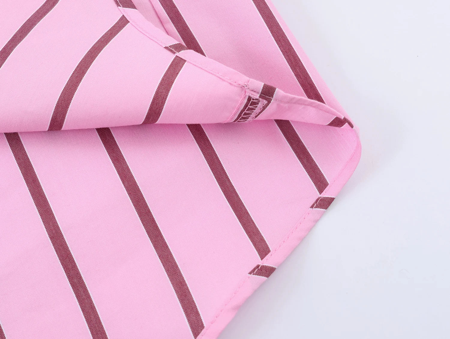 HH Women Spring Casual Shirt Pink Striped Lapel Long Sleeve Single Breasted Fashion Female Elegant Loose Versatile Blouse Mujer    Your Coastal Marketplace | Shoreshopper.com