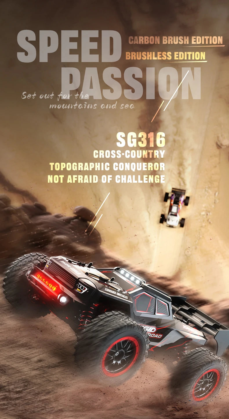 ZLL SG116 MAX 1:16 High Speed Drift Racing Car 80KM/H 4WD Off-Road Drift Remote Control Car SG316 Max Brushless Motor RC Car    Home Decor Supply | Online Retail | ShoreShopper.com