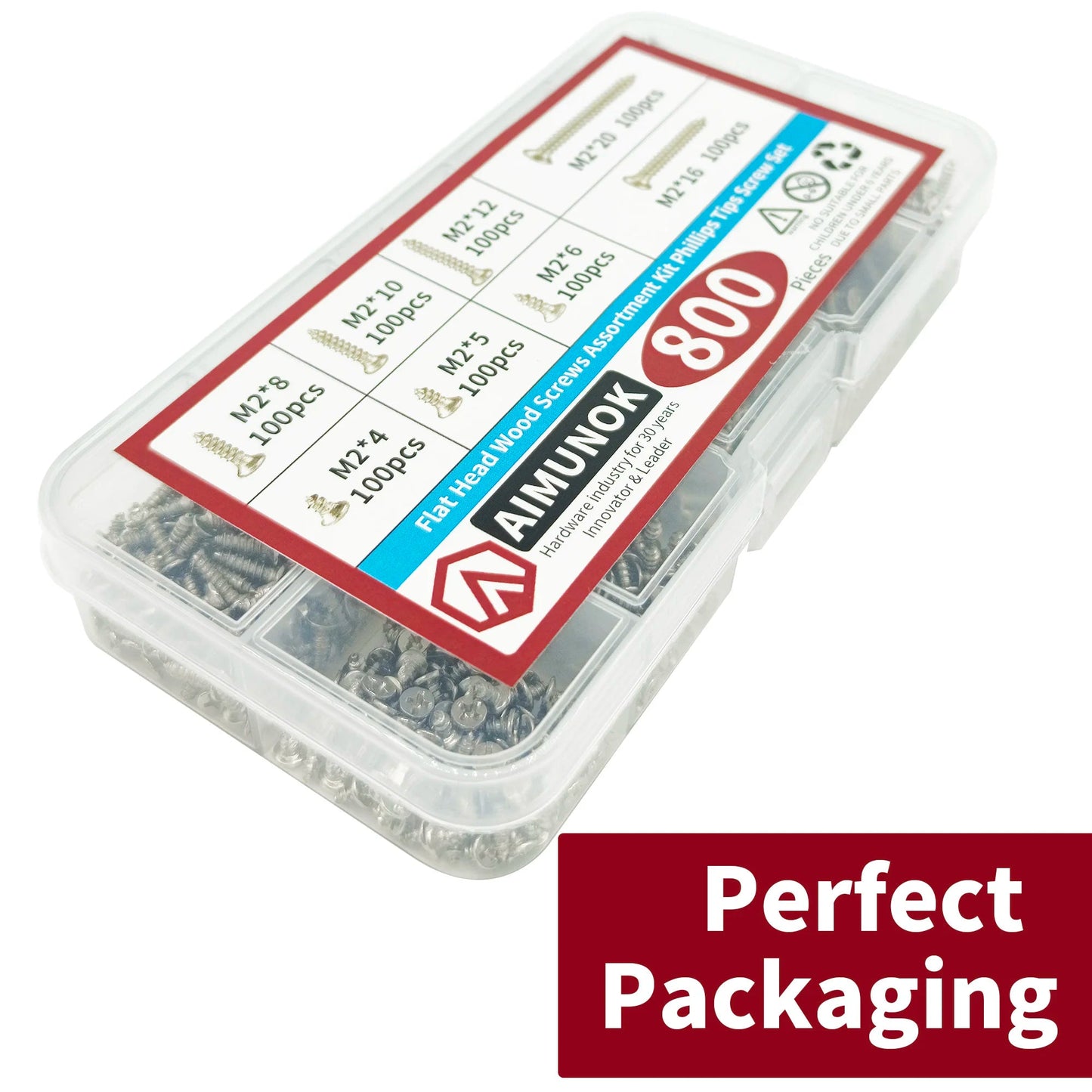 800pcs M2 Self Tapping Screw Assortment Kit Tapping Screw Assortment Kit Lock Nut Wood Thread Nail Screw Sets Self Lock Nut Wood    Home Decor Supply | Online Retail | ShoreShopper.com