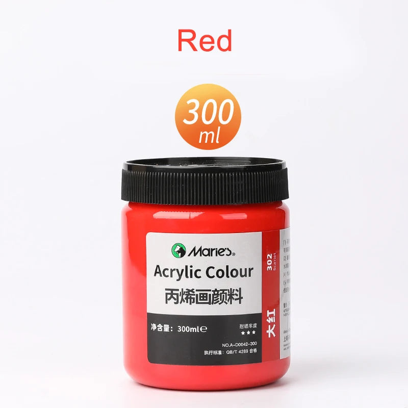 300ml White Acrylic Paints In Large Jars for Wall Painting Without Losing Color Waterproof and Sun Protection Art Supplies    Home Decor Supply | Online Retail | ShoreShopper.com
