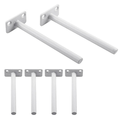 T Shape Concealed Shelf Brackets Floating  Wall Shelf Supports Screw Mounting Plate Multi sizes Metal Brackets    Home Decor Supply | Online Retail | ShoreShopper.com