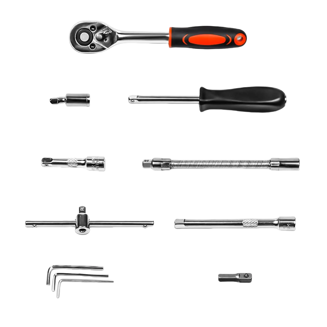46pcs/set Drive Socket Set Ratchet Wrench Set Car Tool Kit, Bit Socket Wrench Set Metric Mechanic Tool Set Car accessories - ShoreCo.Shop