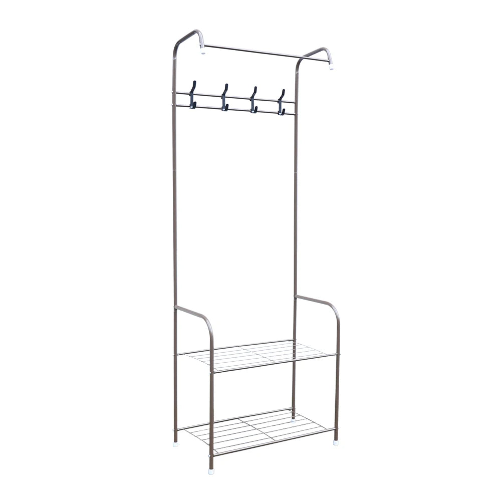 Independent Hanger Brown Metal Shoe Hanger 4 Hooks Clothes Rack Clothes Hangers Coat Hanger Stand Wardrobe Stand    Home Decor Supply | Online Retail | ShoreShopper.com